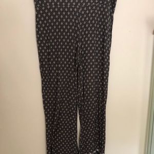 High waisted patterned pants